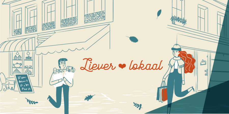 Campagnebeeld Liever Lokaal eindejaarsactie